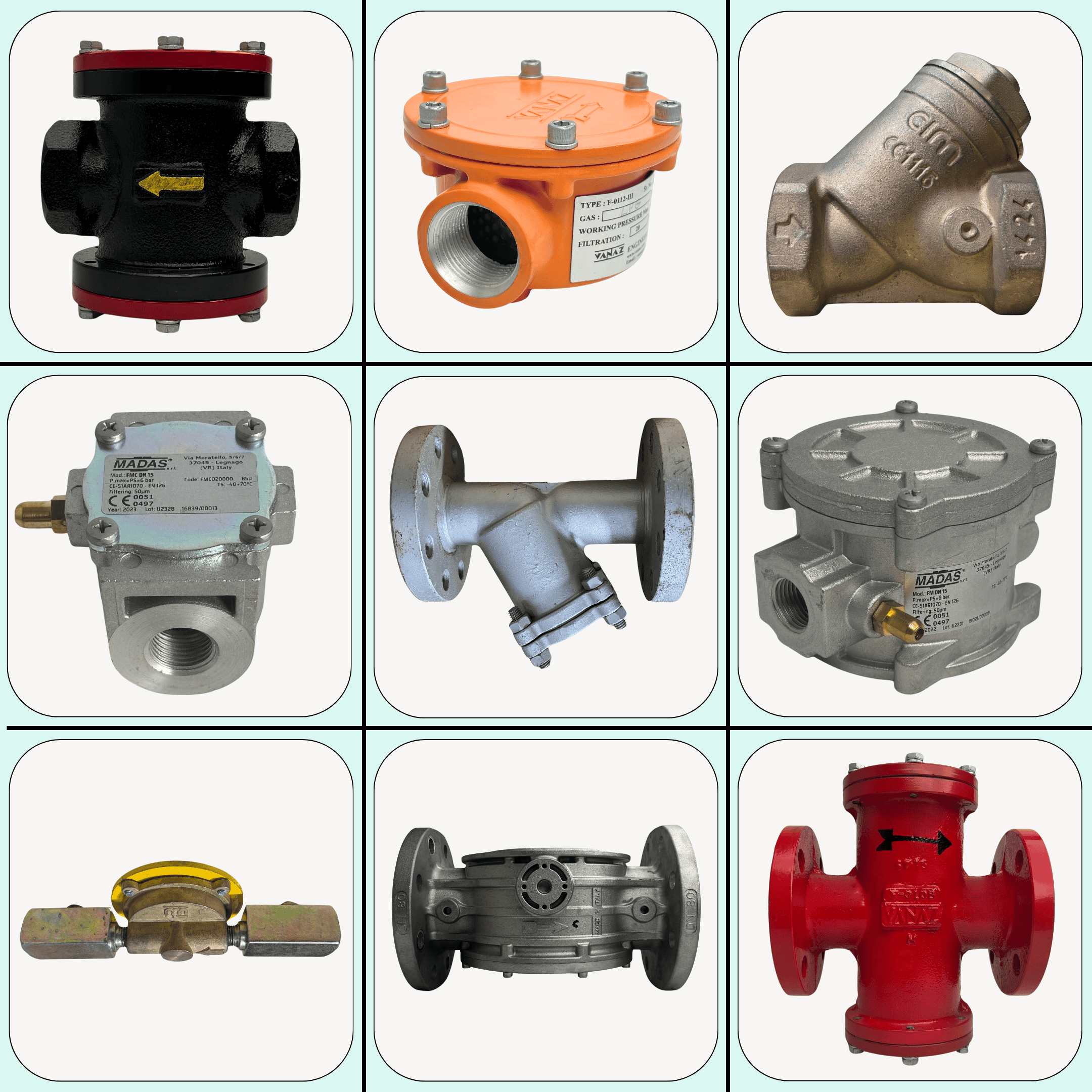 Gas Filters | Y Stainers